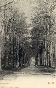 8190 Gezicht in de oprijlaan van het landgoed Houdringe te De Bilt uit het zuiden.